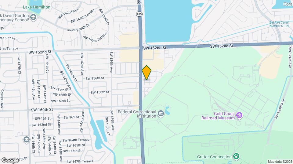 13637 SW 157th Pl Map and Location Details