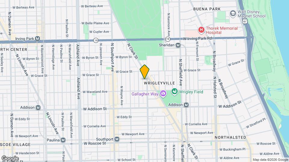 3734 N Racine Ave Map and Location Details