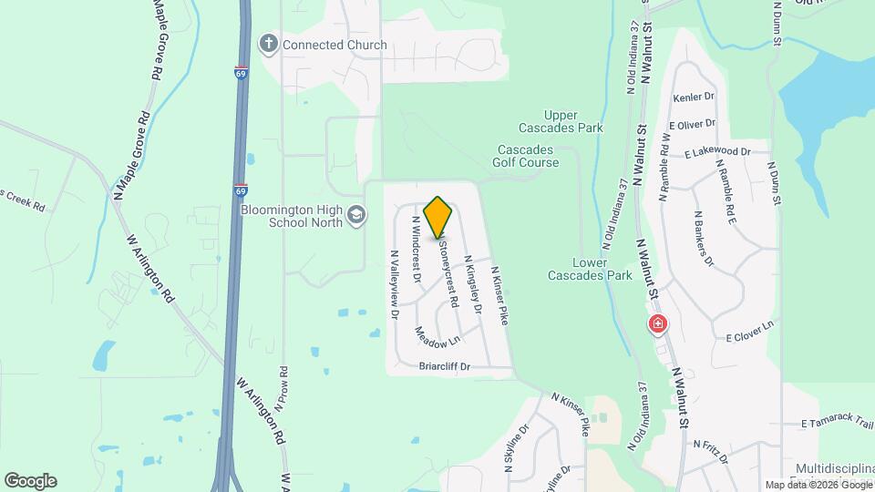 3431 N Stoneycrest Rd Map and Location Details