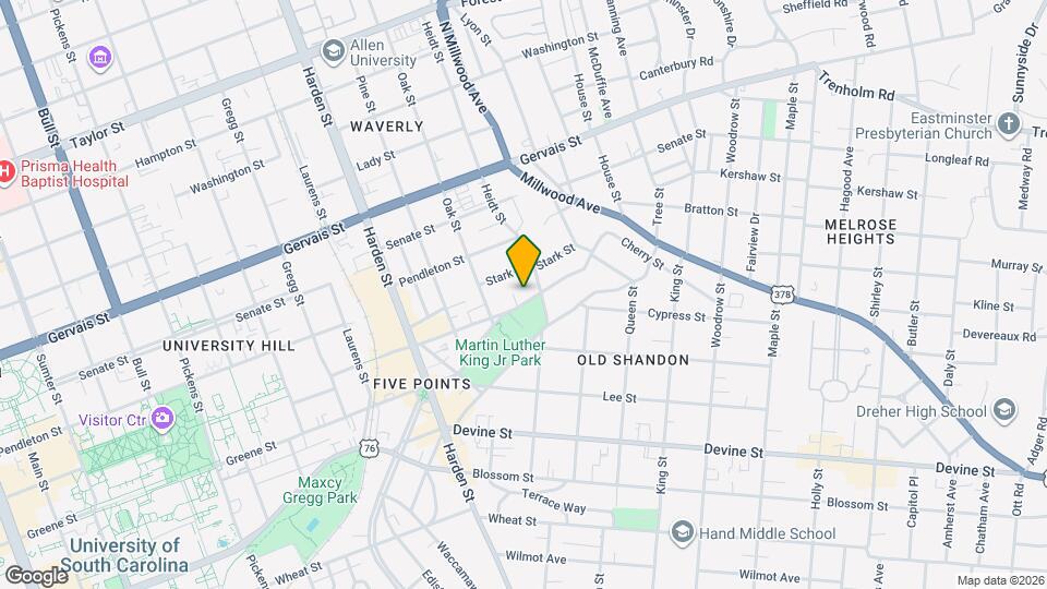 2321 Greene St Map and Location Details