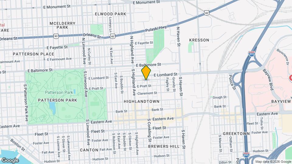 108 S Conkling St Map and Location Details