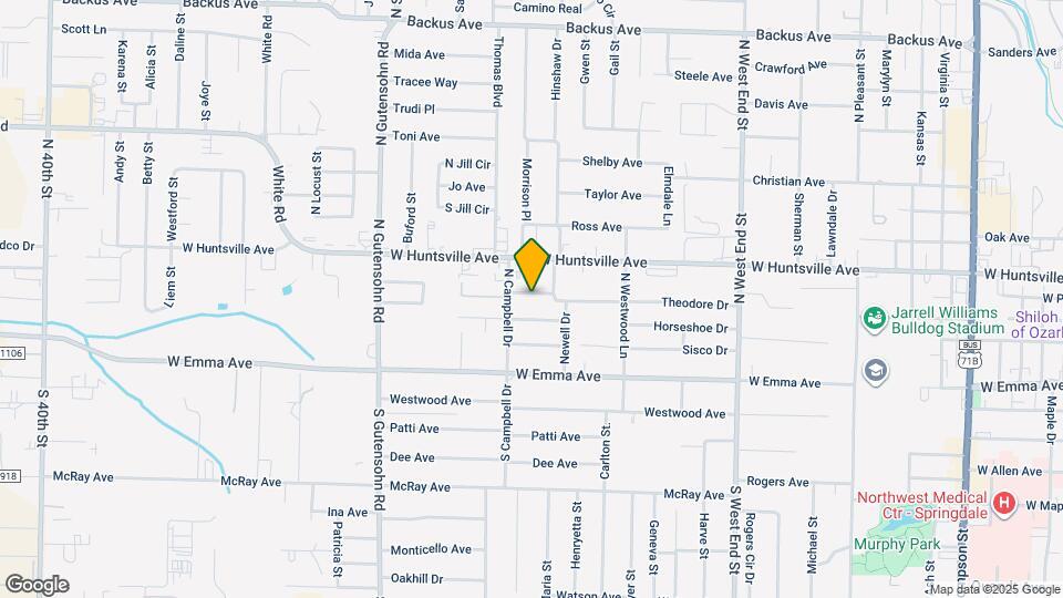1909 Theodore Dr Map and Location Details