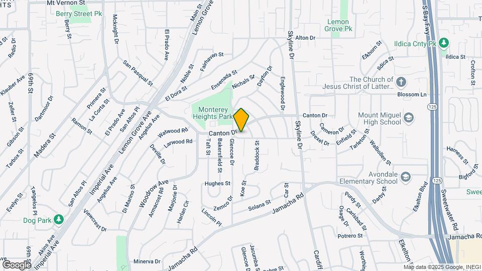 7610 Lansing Dr Map and Location Details