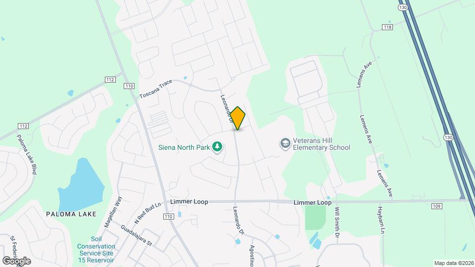 6805 Leonardo Dr Map and Location Details