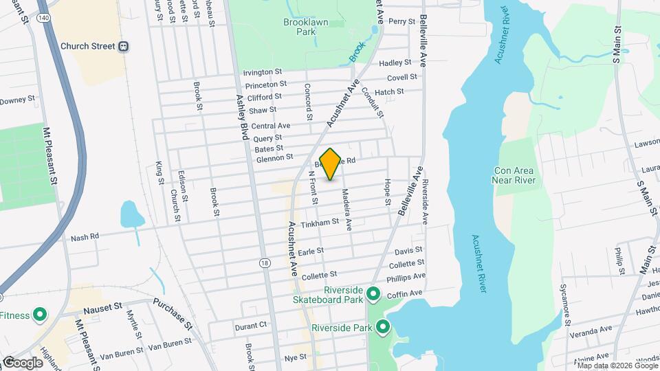 121 Whitman St Map and Location Details