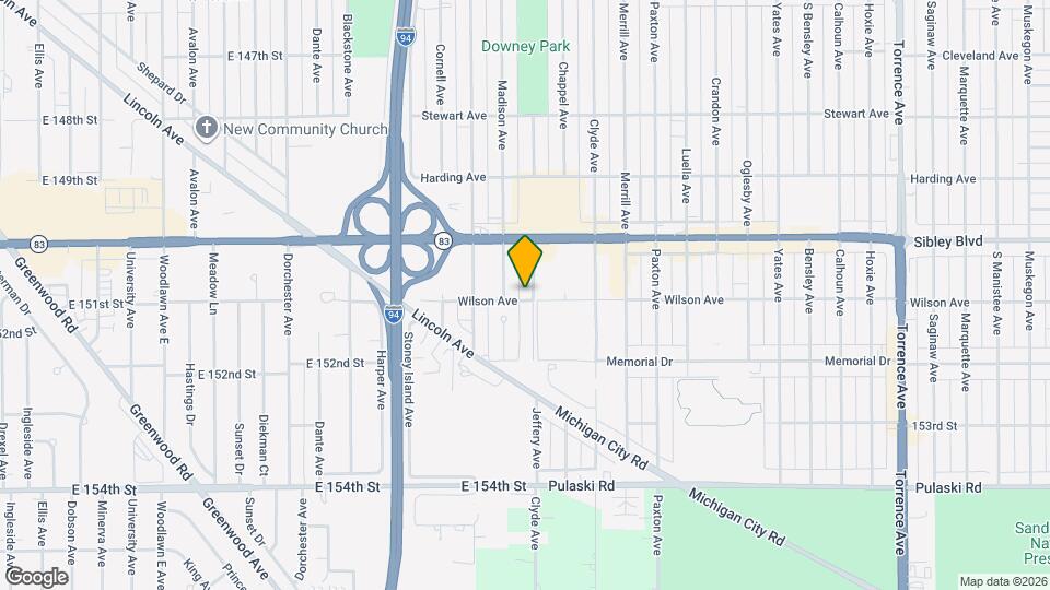 524 Jeffery Ave Map and Location Details