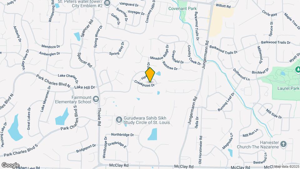 2018 Creekpoint Dr Map and Location Details