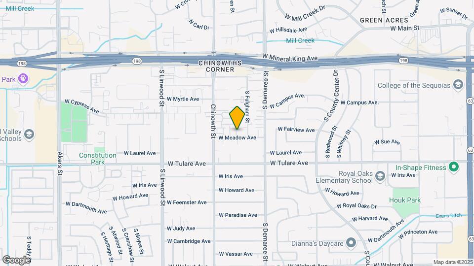 3912 W Meadow Ave Map and Location Details