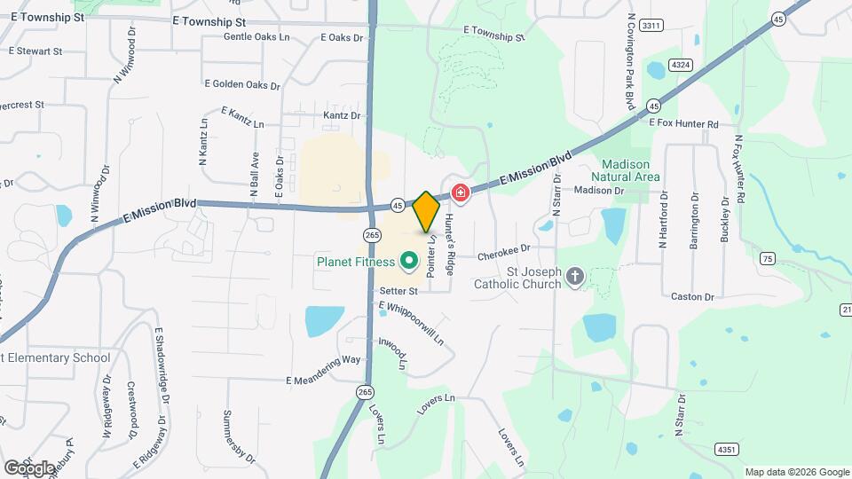 1837 Pointer Ln Map and Location Details