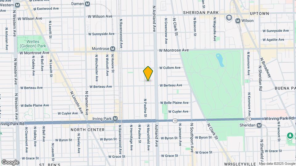 4201 N Paulina St, Unit 3 Map and Location Details
