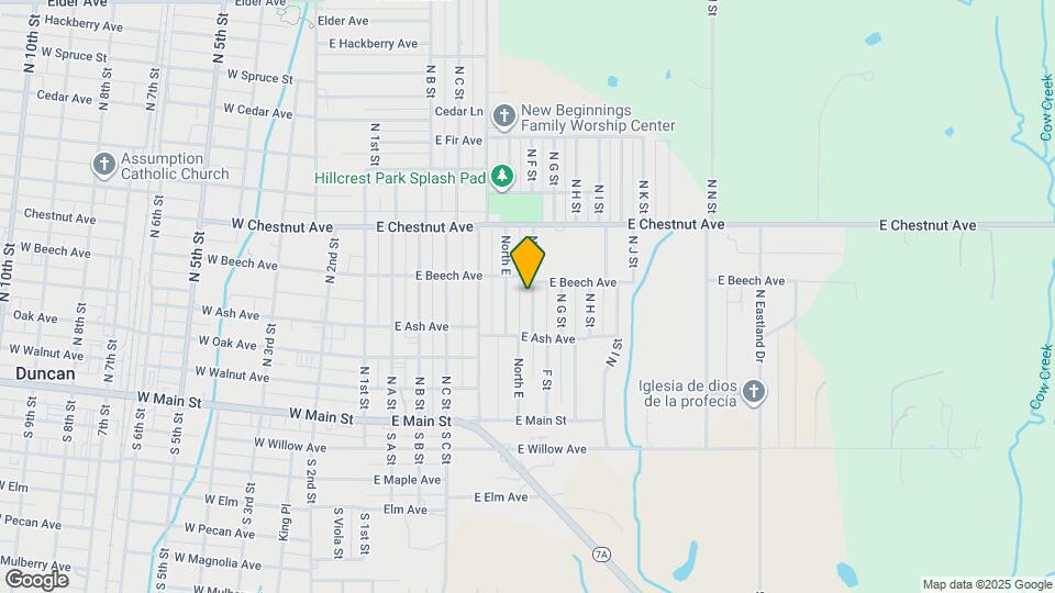 317 N F St Map and Location Details