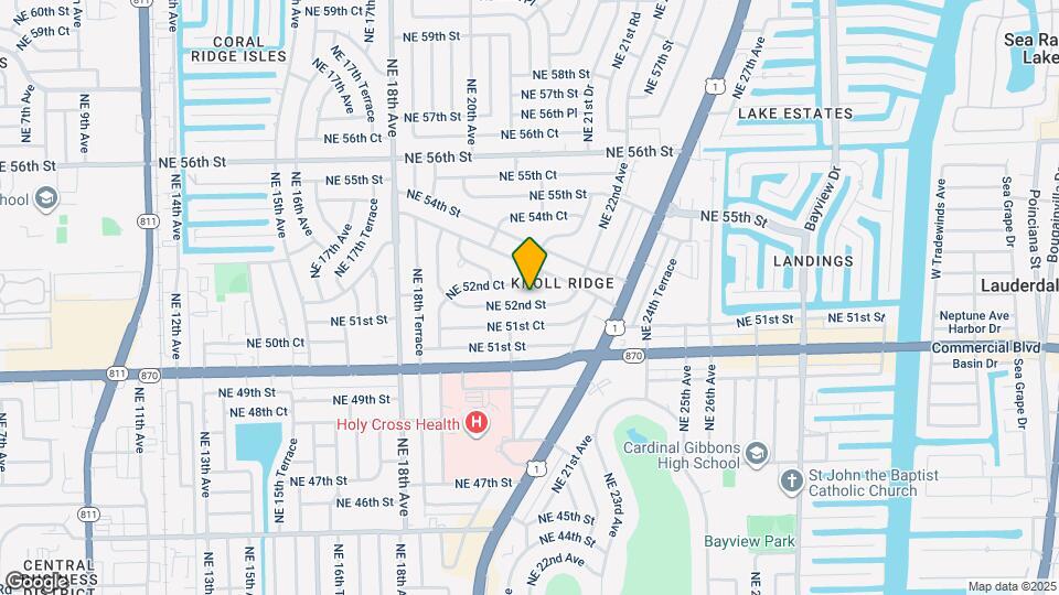 2201 NE 52nd St Map and Location Details