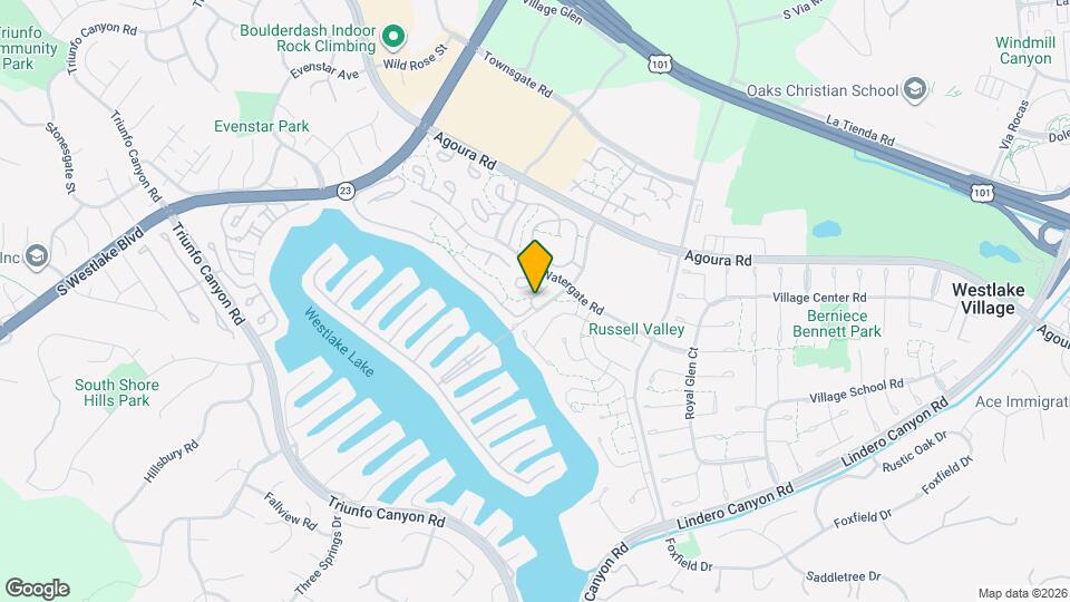 2830 Lakeridge Ln Map and Location Details