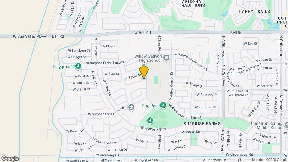 16357 N 180th Dr Map and Location Details