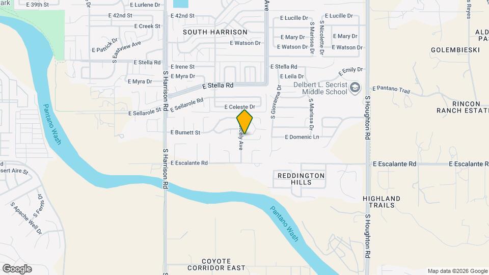 9801 E Domenic Ln Mapa y Detalles de la Ubicación
