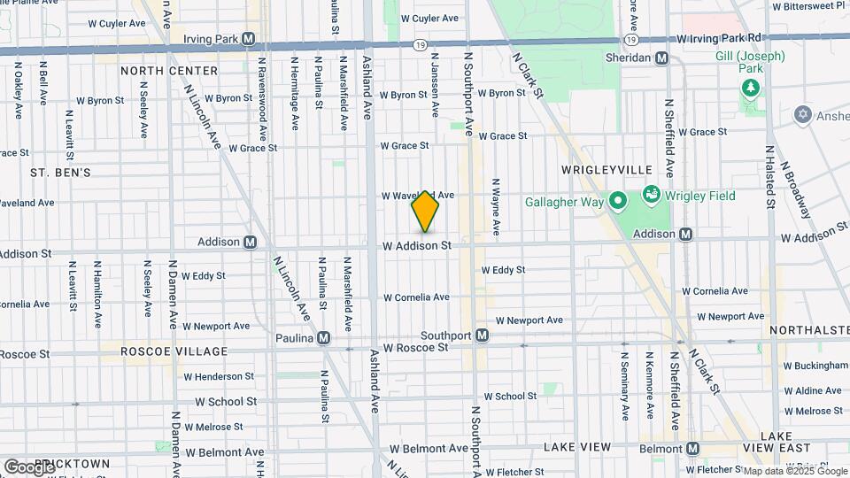 1456 W Addison St Mapa y Detalles de la Ubicación