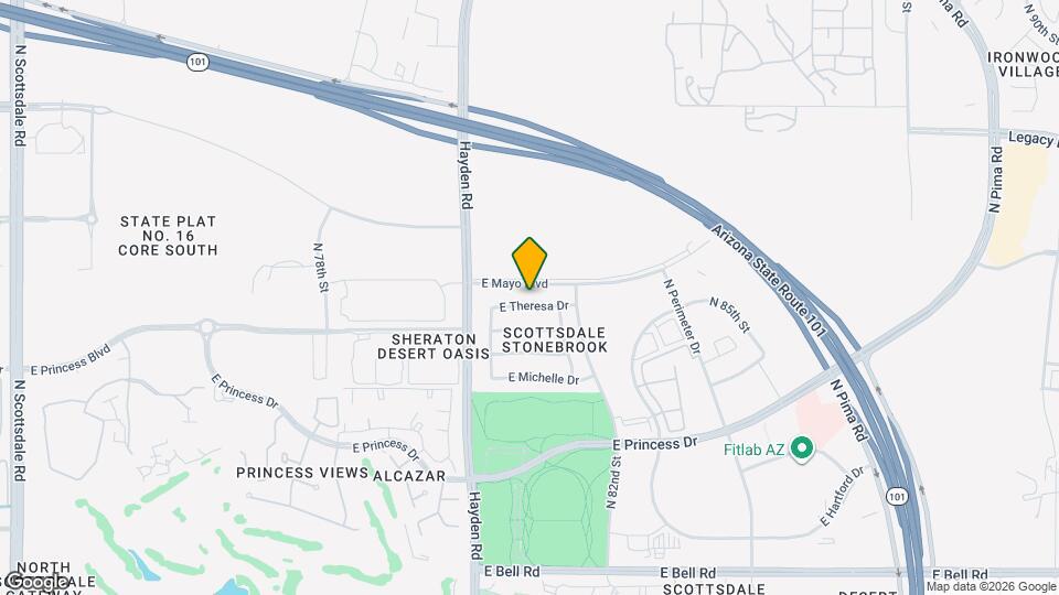 8122 E Theresa Dr Map and Location Details