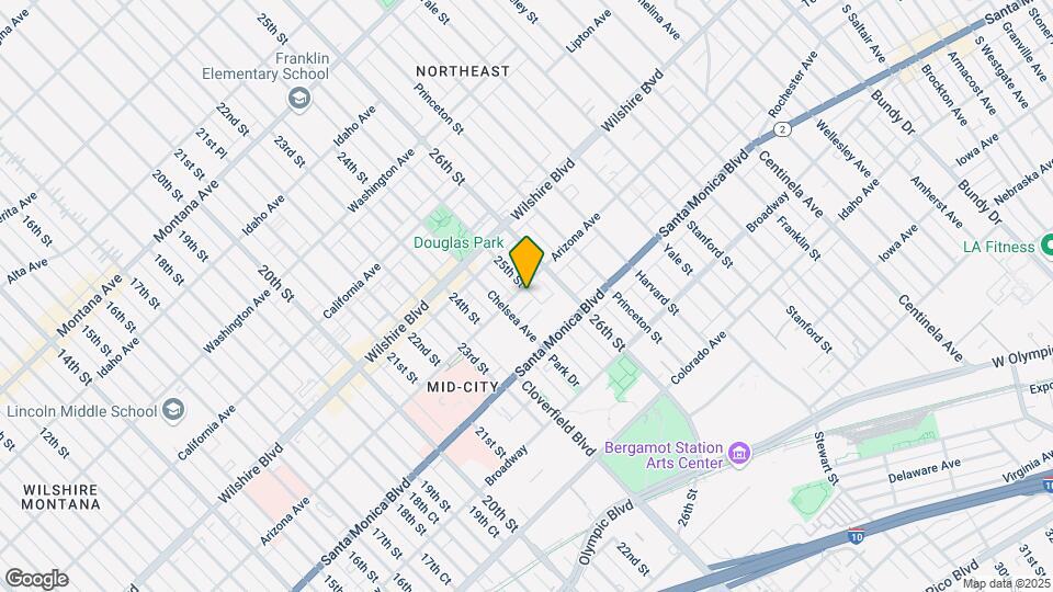 2462 Arizona Ave Map and Location Details