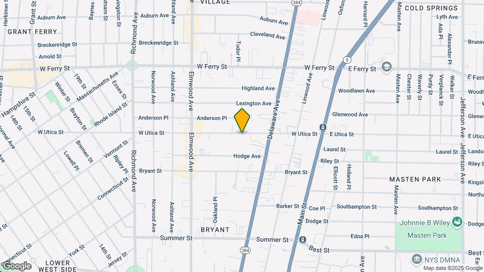 175 W Utica St Map and Location Details