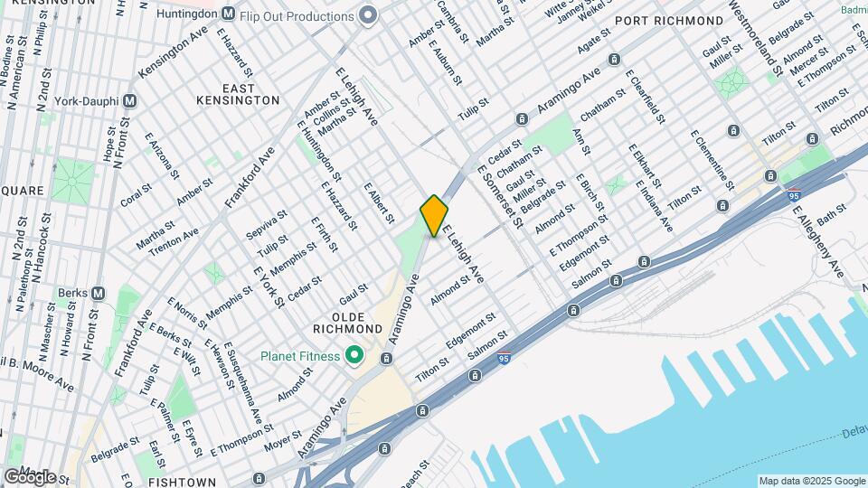 2500 E Oakdale St Map and Location Details