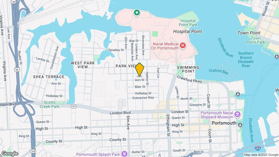 1040 Ann St Map and Location Details