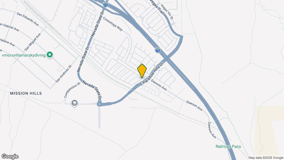 1160 Paradise Safari Dr Mapa y Detalles de la Ubicación