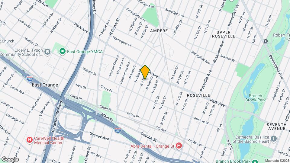 110 N 17th St Map and Location Details