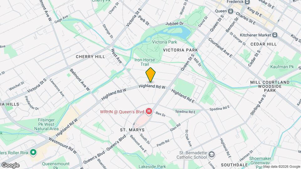 68 Highland Rd W Map and Location Details