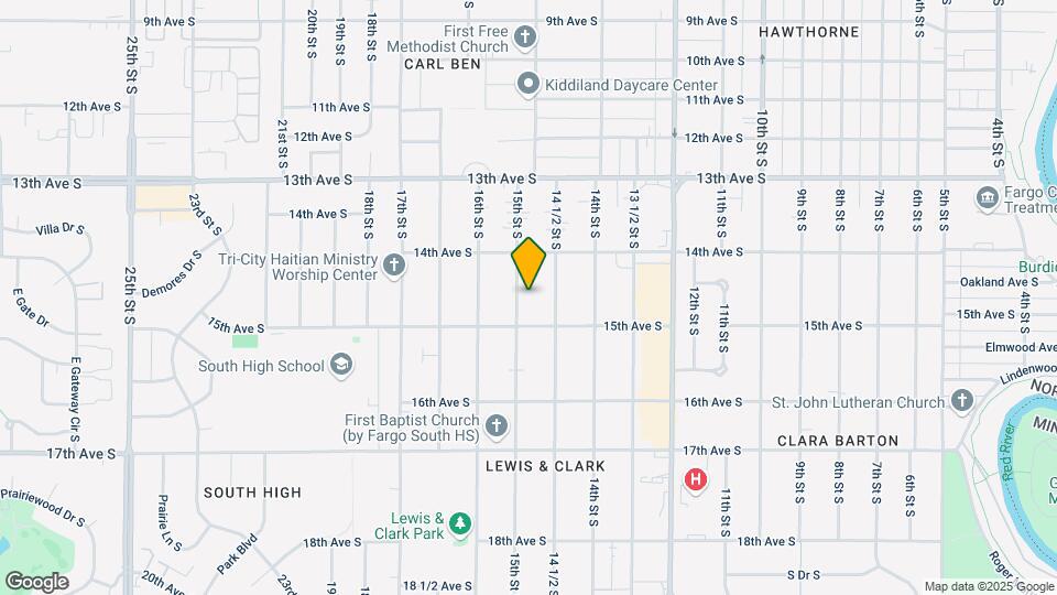 1434 15th St S Mapa y Detalles de la Ubicación