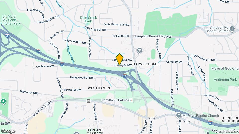 2576 Godfrey Dr NW Map and Location Details