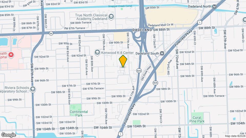 7733 SW 94th Ln Mapa y Detalles de la Ubicación