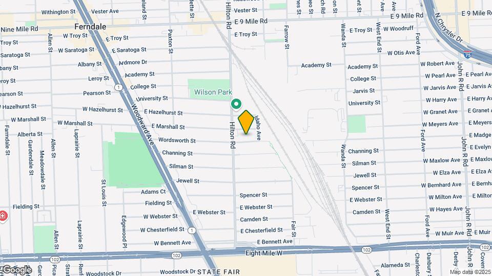 671 Wordsworth St Map and Location Details