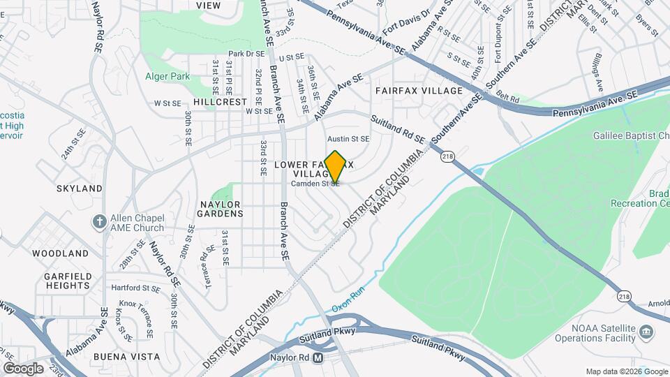 3601 Camden St SE Map and Location Details