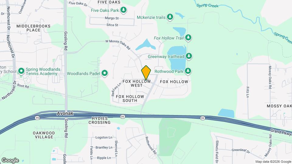 4927 Fox Hollow Blvd Map and Location Details