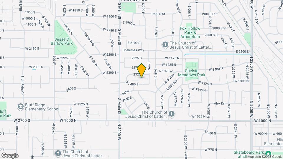 169 E 2400 S Mapa y Detalles de la Ubicación