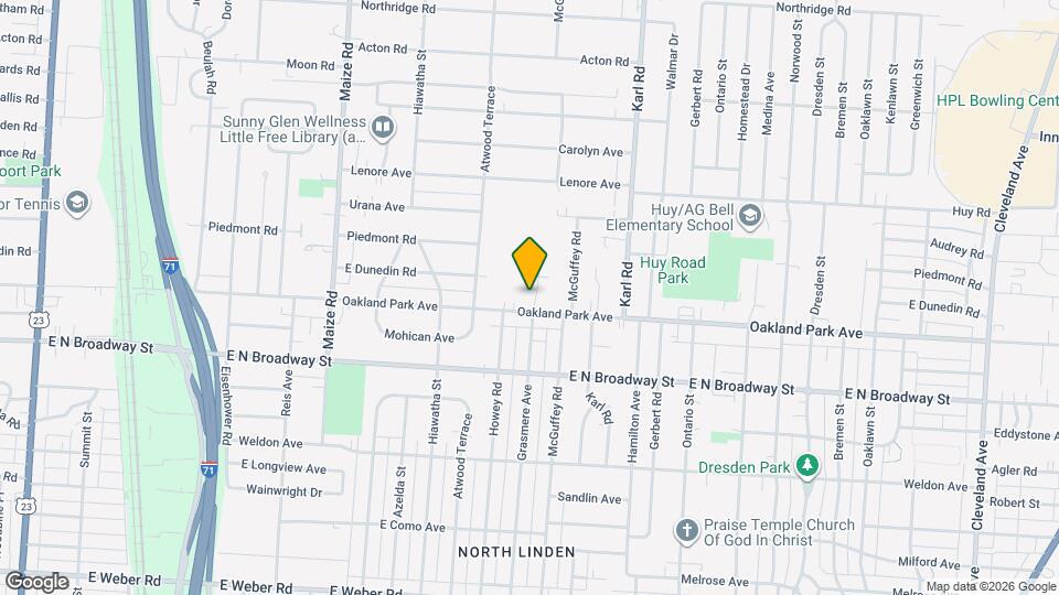 3259 Grasmere Ave Map and Location Details