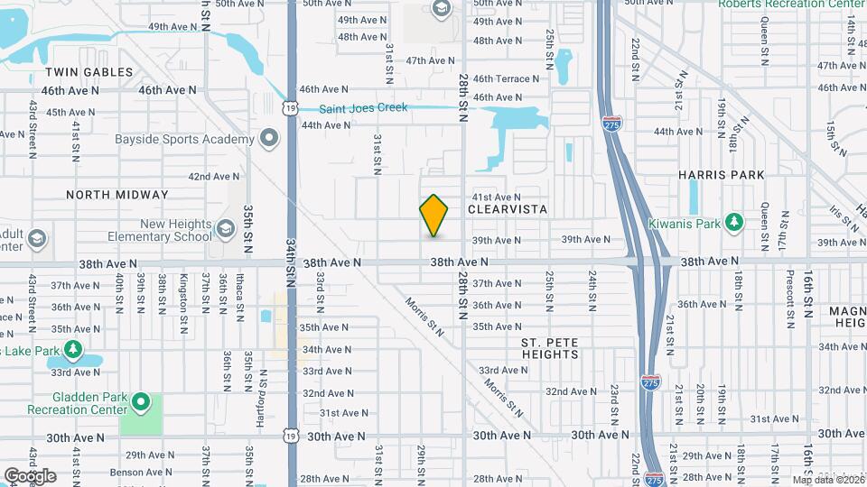 2868 39th Ave N Mapa y Detalles de la Ubicación