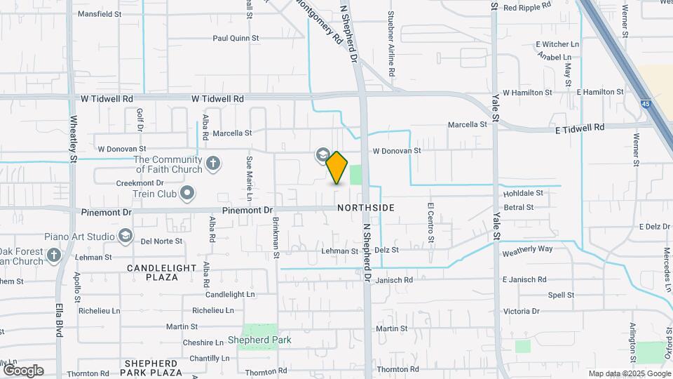 704 Pinemont Dr Map and Location Details