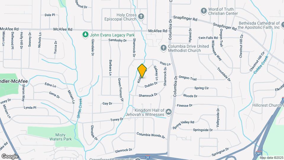 2186 Kilarney Rd Map and Location Details