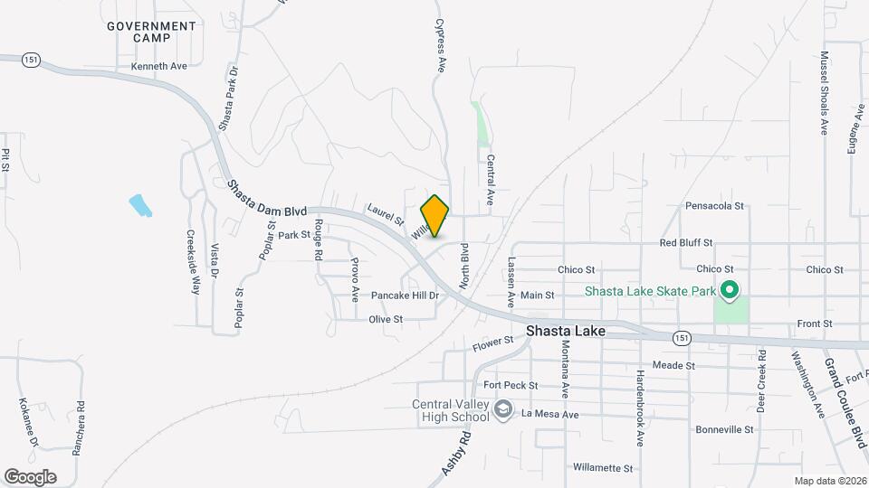 3847 Red Bluff St Map and Location Details