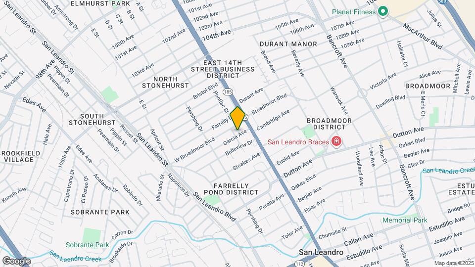 182 Garcia Ave Map and Location Details