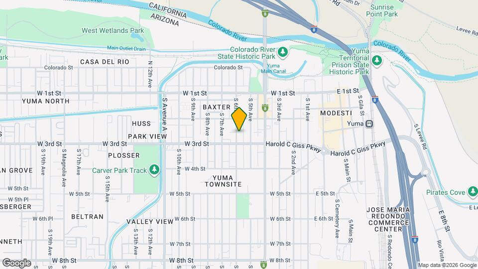 261 S 6th Ave Map and Location Details