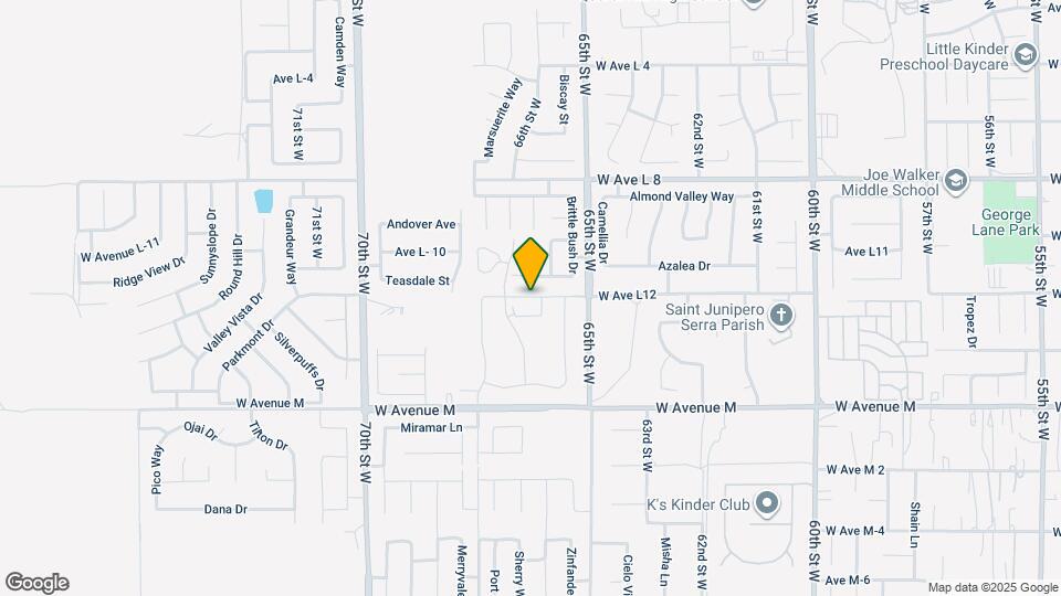 6570 W Ave L12 Mapa y Detalles de la Ubicación