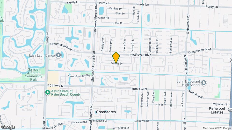 5780 Fernley Dr Map and Location Details