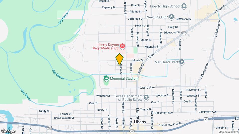 1105 Milam St, Unit 1105 Map and Location Details