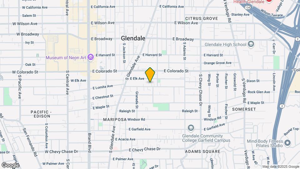703 E Lomita Ave Map and Location Details