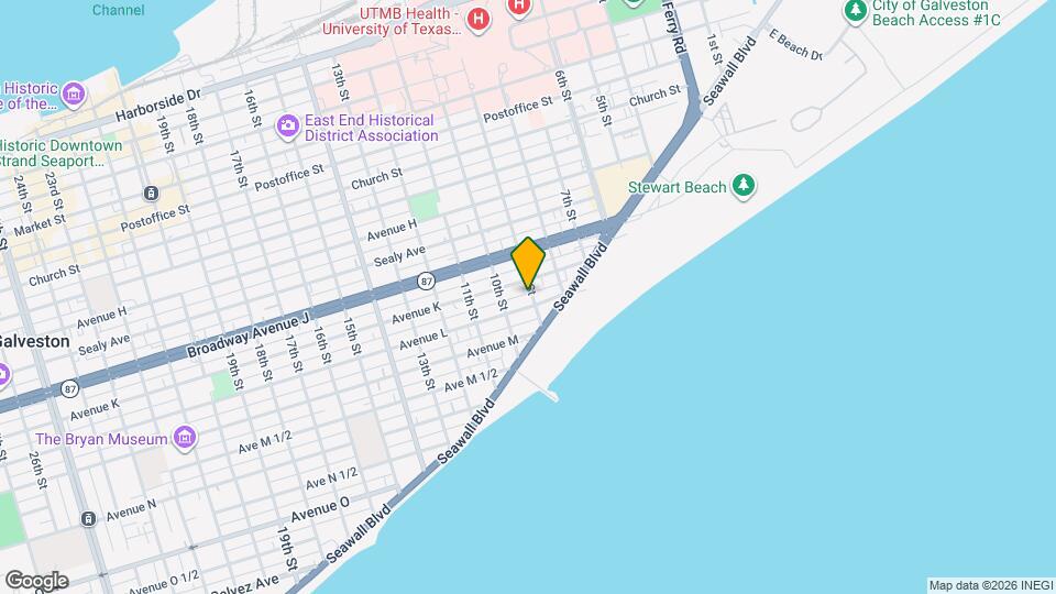 1117 9th St Map and Location Details
