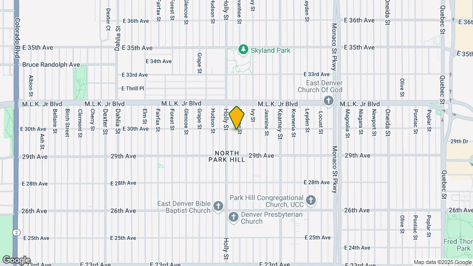2985 Ivanhoe St Map and Location Details