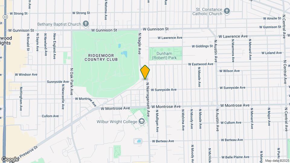 4534 N Narragansett Ave Map and Location Details