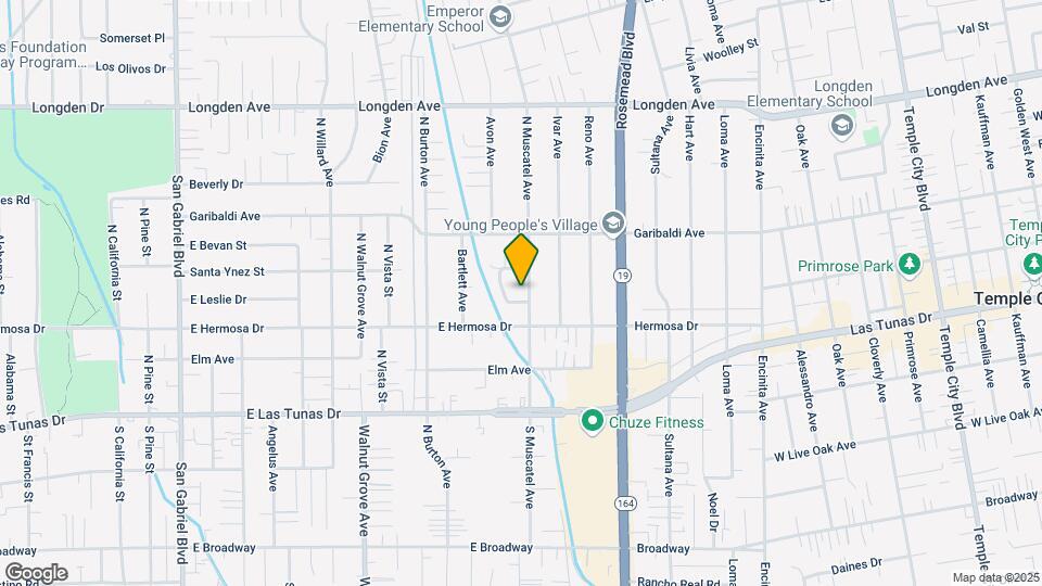 5937 N Muscatel Ave Map and Location Details